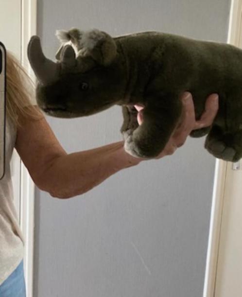 WWF neushoorn knuffel 2 stuks, Kinderen en Baby's, Speelgoed | Knuffels en Pluche, Zo goed als nieuw, Overige typen, Ophalen of Verzenden