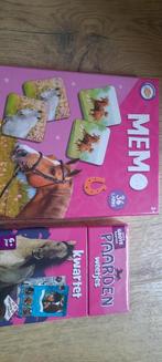 Paarden Memo & Kwartet - Leuke Spelletjes!, Een of twee spelers, Ophalen of Verzenden, Zo goed als nieuw, Identity Games