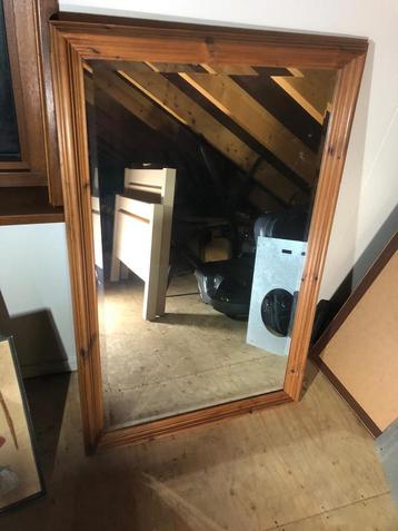 Spiegel met grenen lijst - 115x75 cm beschikbaar voor biedingen