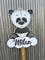 Geboortebord panda / Milan, Kinderen en Baby's, Kraamcadeaus en Geboorteborden, Gebruikt, Ophalen