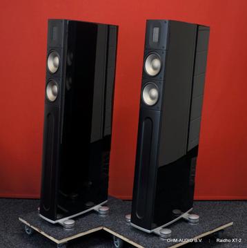 Raidho XT2, Piano Black, Slanke Vloerstaande Luidsprekers beschikbaar voor biedingen