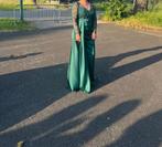 Groene Jurk met Kant, Zo goed als nieuw, Ophalen, Maat 38/40 (M), Onder de knie
