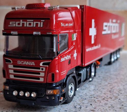 SCANIA R500 trekker met koeloplegger "Schönï", Hobby en Vrije tijd, Modelauto's | 1:50, Nieuw, Bus of Vrachtwagen, Tekno, Ophalen of Verzenden
