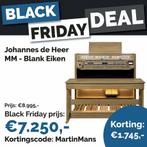 Johannes de Heer MM-Editie Blank Eiken, Muziek en Instrumenten, Orgels, Ophalen of Verzenden, Nieuw, 2 klavieren, Orgel