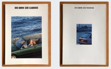 Folders BMW 3-serie cabriolet en touring (E30) beschikbaar voor biedingen