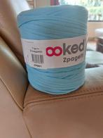 Zpagetti Katoen 120meter Licht blauw, Hobby en Vrije tijd, Ophalen of Verzenden, Nieuw, Breien of Haken, Wol of Garen