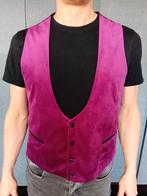 Fluwelen paarse Gilet maat L merk Dobell, Maat 52/54 (L), Dobell, Paars, Ophalen of Verzenden