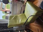 Lime groene fauteuil, Huis en Inrichting, Fauteuils, Ophalen, Zo goed als nieuw, 75 tot 100 cm, 50 tot 75 cm