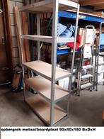 Meerdere opbergrekken metaal met boardplaten, Ophalen, Gebruikt, ., .