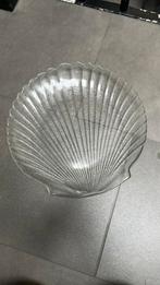 Grote glazen schelp schaal / vintage fruitschaal, Ophalen of Verzenden, ., ., .