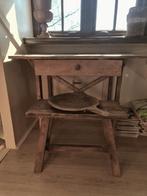 aura peeperkorn crosstable lieke met kruk nieuw, Huis en Inrichting, Tafels | Sidetables, Ophalen, 50 tot 100 cm, Rond, Nieuw