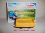 Trackmaster Thomas de Trein, Flatbed Wagon Geel, Ophalen of Verzenden, Zo goed als nieuw