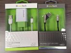 Snellader + lightning kabel zwart-platinum 1m iPhone iPad, Ophalen of Verzenden, Nieuw, Apple iPhone