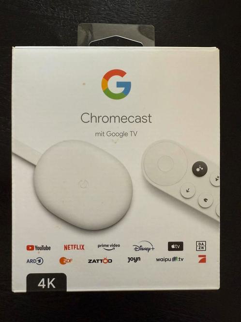 Google Chromecast HDR / 4K Google TV, Audio, Tv en Foto, Mediaspelers, Zo goed als nieuw, Zonder harde schijf, HDMI, Ophalen of Verzenden