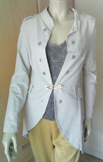 MADE IN ITALY apart sweat vest /jasje beige maat M beschikbaar voor biedingen