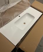 Nieuwe wastafel 120cm | Ink Aspekt | Porselein wit, Ophalen, 100 tot 150 cm, Nieuw, Minder dan 100 cm