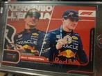 Topps Max Verstappen oranje gekleurd zeldzaam genummerd, Ophalen of Verzenden, Zo goed als nieuw