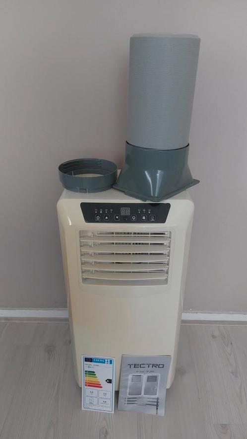 Mobiele Airco Tectro TP 2020, Witgoed en Apparatuur, Airco's, Zo goed als nieuw, Mobiele airco, 60 tot 100 m³, 2 snelheden, Koelen en Ontvochtigen