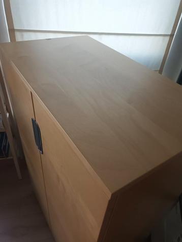 Archiefkast eikenfineer 80x120cm, Ikea Galant-serie - afbeelding 2