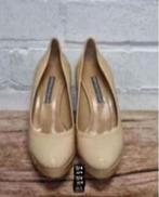 Sensunique - Mooie leren pumps maat 39 - Als Nieuw, Pumps, Beige, Sensunique, Nieuw