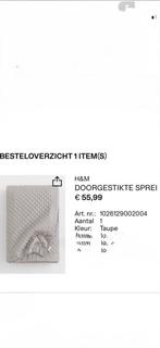 GEZOCHT!! H&M Doorgestikte Sprei - Taupe, Huis en Inrichting, Ophalen of Verzenden, Zo goed als nieuw