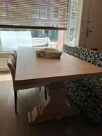 Eikenhouten eettafel, Huis en Inrichting, 200 cm of meer, Zo goed als nieuw, Vijf personen of meer, Rechthoekig