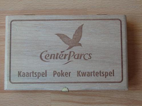 Kaartspel Poker Kwartetspel van Center Parcs, Hobby en Vrije tijd, Gezelschapsspellen | Kaartspellen, Zo goed als nieuw, Ophalen
