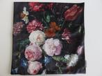 Magma velvet kussenovertrek bloemen stilleven De Heem, Huis en Inrichting, Ophalen of Verzenden, Nieuw, Vierkant