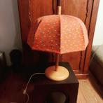ottavia dimensione paraplulamp jaren 70, Huis en Inrichting, Lampen | Tafellampen, Gebruikt, Hout, Ophalen of Verzenden, Ottavia dimensione paraplulamp jaren 70