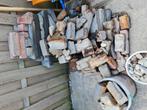 Klinkers en wat halve opsluitbanden., Ophalen, Gebruikt, Beton, Klinkers