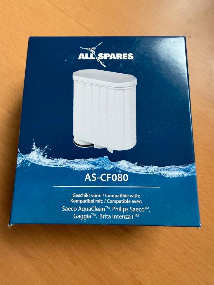 AS-CF080 | CM009 koffiefilter Philips Saeco AquaClean Britta, Witgoed en Apparatuur, Koffiemachine-accessoires, Nieuw, Ophalen