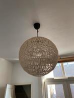 Retro Hanglamp Crème - Stof & IJzer, Ophalen of Verzenden, Zo goed als nieuw, Stof, 50 tot 75 cm