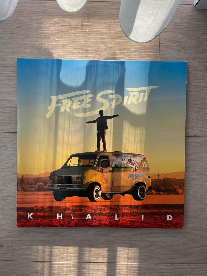 Khalid - Free Spirit (z.g.a.n.) - LP, Antiek en Kunst, Kunst | Schilderijen | Abstract, Ophalen of Verzenden