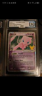 Mew ex 25th Anniversary Pokégrade 9, Ophalen of Verzenden, Zo goed als nieuw, Losse kaart, Foil