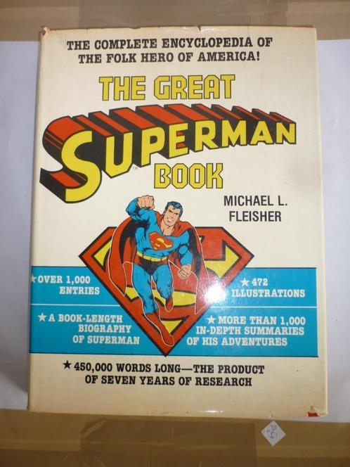 The Great Superman Book Michael L.Fleisher 512 pag. mooi, Boeken, Strips | Comics, Zo goed als nieuw, Eén comic, Amerika, Ophalen of Verzenden