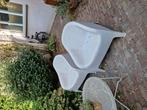 2 Skarpö tuinstoelen Ikea beige, Tuin en Terras, Ophalen of Verzenden, Gebruikt, Kunststof
