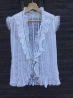 Mooi Kanye blouse/ hesje ecru maat 38 mouwloos, Maat 38/40 (M), Wit, Ophalen of Verzenden, Zo goed als nieuw