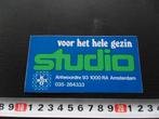 sticker omroep KRO gids studio voor het hele gezin (blauw), Ophalen, Zo goed als nieuw