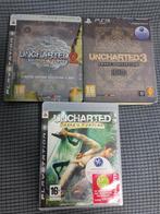 PS3 games Uncharted trilogy, Avontuur en Actie, Vanaf 16 jaar, 1 speler, Zo goed als nieuw