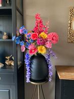 Xl Zijden bloemen Fel in vaas Kunstbloemen Zijde XL, Huis en Inrichting, Ophalen of Verzenden, Nieuw