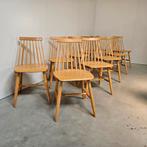 Vintage Ikea stoelen model Stockholm, Gebruikt, Bruin, Ophalen of Verzenden, Vijf, Zes of meer stoelen