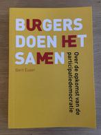 Burgers doen het samen, Bert Euser, Ophalen, Maatschappij en Samenleving, Nieuw, Bert Euser