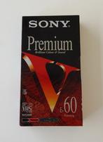 Sony Premium VHS E-60 Videoband - Nieuw en Sealed, Cd's en Dvd's, VHS | Film, Ophalen, Nieuw in verpakking