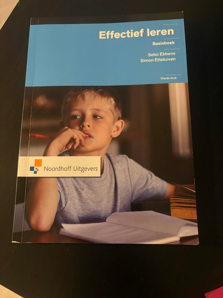 Effectief leren basisboek - Algemene didactiek, Boeken, Ophalen of Verzenden, Gelezen, WO