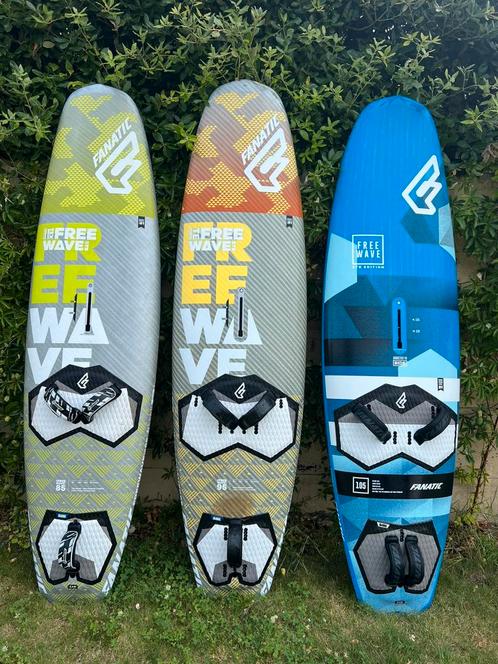 Fanatic freewave stubby 85 TXTR, 95 TE, 105, Watersport en Boten, Windsurfen, Zo goed als nieuw, Plank, Minder dan 250 cm, Ophalen
