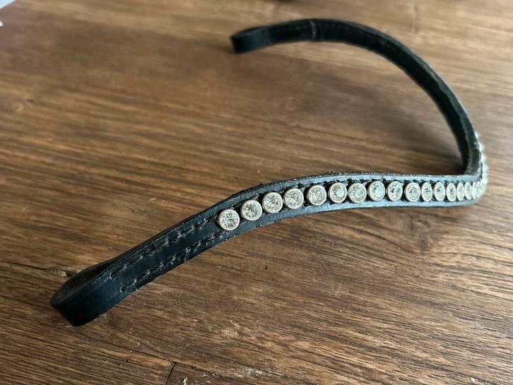 Frontriem voor rambo micklem, Sieraden, Tassen en Uiterlijk, Armbanden, Zo goed als nieuw, Zilver, Zwart, Verzenden