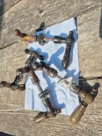 Set van 4 antieke houten deurklinken, Antiek en Kunst, Curiosa en Brocante, Ophalen of Verzenden