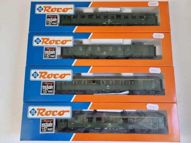 Roco 44550 - "Eilzugwagen" Rijtuig van de DB uit Ep IV, Hobby en Vrije tijd, Modeltreinen | H0, Zo goed als nieuw, Wagon, Gelijkstroom