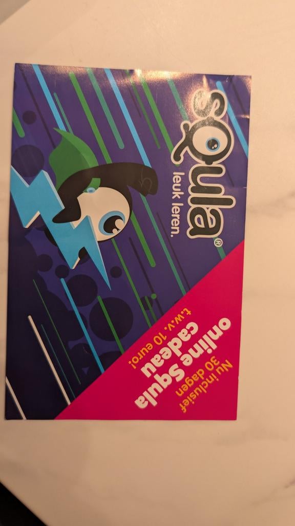 Squla leerspel, Hobby en Vrije tijd, Gezelschapsspellen | Kaartspellen, Ophalen of Verzenden