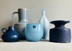 Vintage vazen blauw keramiek glas Royal Copenhagen Steuler, Ophalen of Verzenden